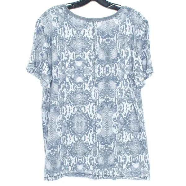 Free People Top Tourist Tee Snake Print Y2K Grunge Casual Boho Oversize Medium - Image 2
