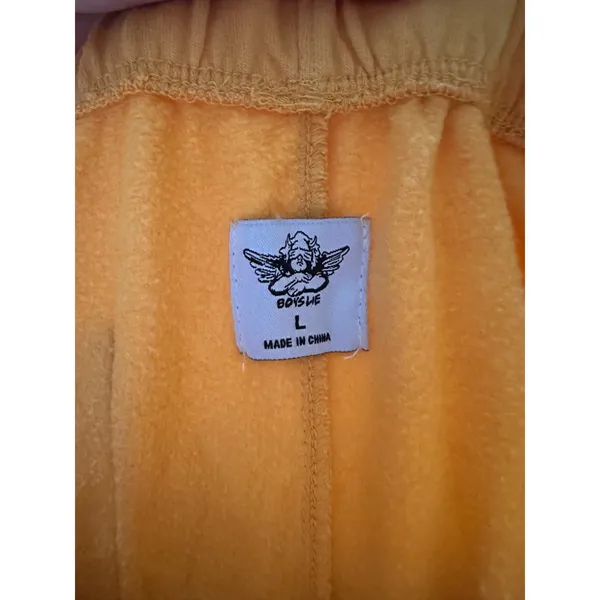 Boys Lie 1-800 Remix Pants in Yellow Size L - Image 10