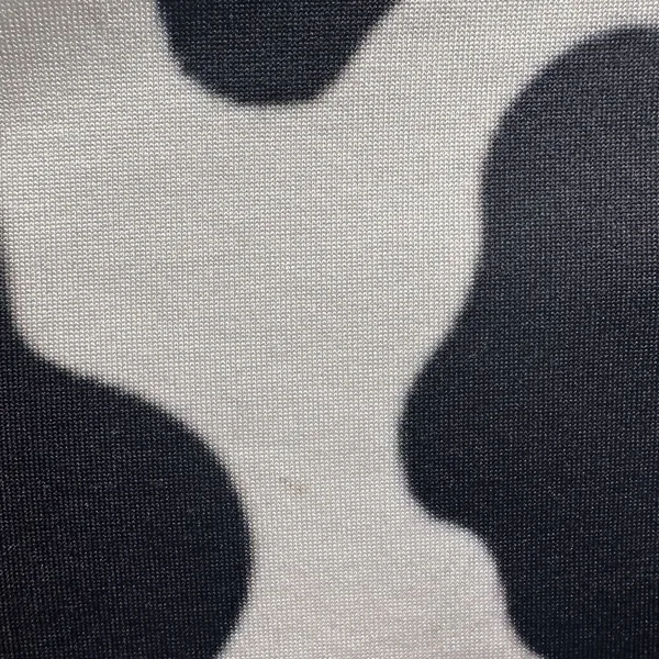 Women’s XS Black White Cow Print Mini Dress Spaghetti Strap Skater Casual - Image 7