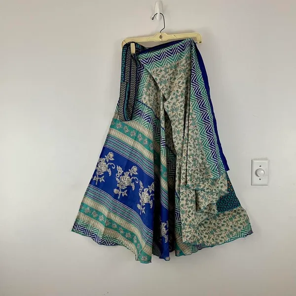 Reversible Maxi Wrap Skirt BINW701 - Image 2