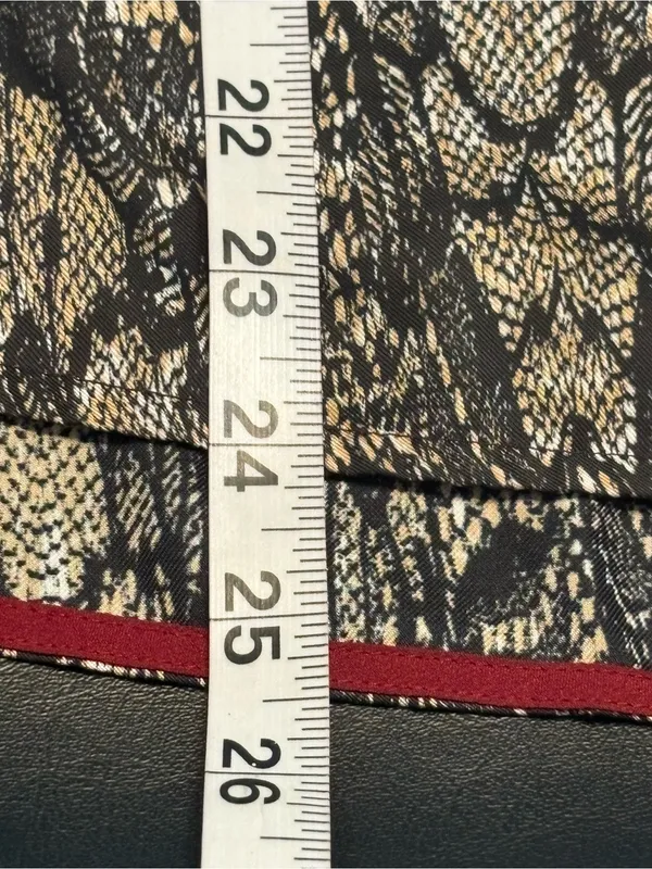 Ann Taylor Leopard & Lace-Effect Tunic Top - silky feel Polyester size Small - Image 10