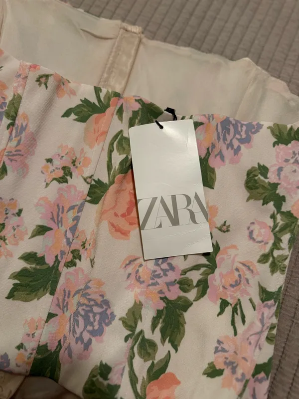 ZARA Corset Top Floral - Image 2