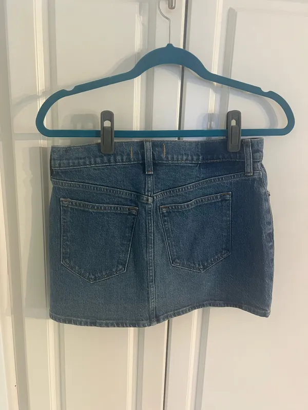 Abercrombie Mid Rise Denim Skirt - Image 2
