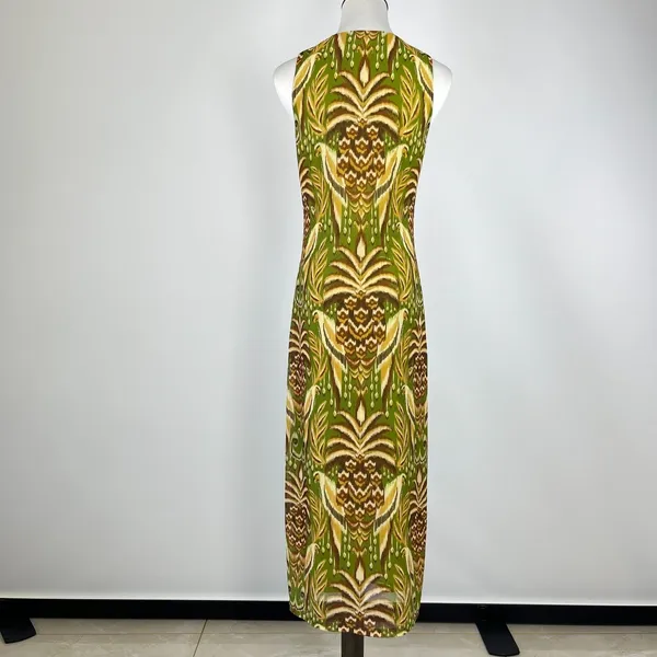 NWOT Farm Rio Printed Tulle Sleeveless Midi Dress Size S - Image 5