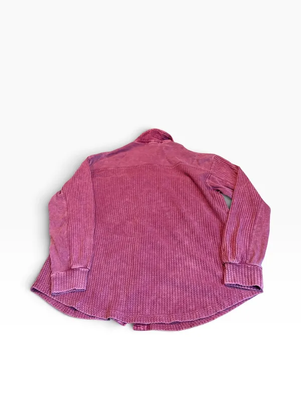 BRIGGS waffle knit button down nwt - Image 4