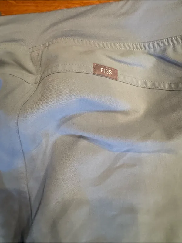 EUC FIGS Yola Cargo Scrub Pants | Slate Blue Women's Small Tall - Image 5