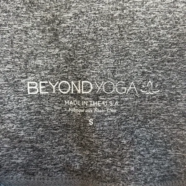 Beyond Yoga Grey Space Dye Metallic Leggings High Rise Athleisure Active Workout - Image 8