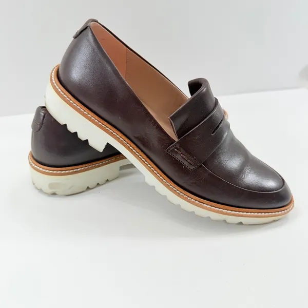 ECCO Women's Modern Tailored Penny Loafer Women's Size EU 37 US 6-6.5 IOB Coffee - Image 3