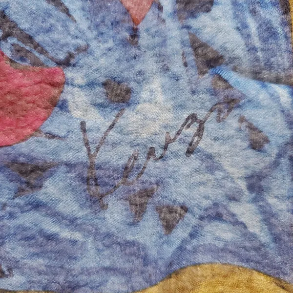 Kenzo Handkerchief Scarf Floral Women Large Semi Sheer Vintage Luxury Old Money - Image 2