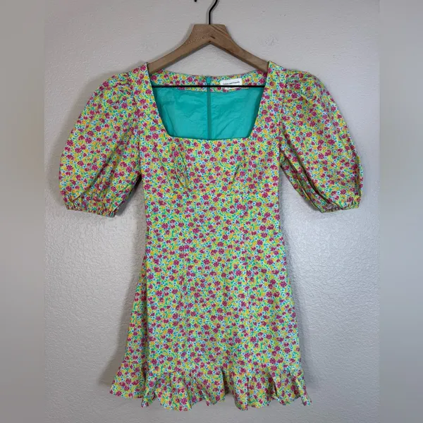 Lovers and Friends Luella Mini Dress in Millie Floral Multi XXS Revolve $198 - Image 10
