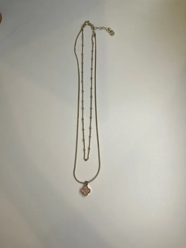 Gold Francesca's Necklace Layered - Image 2