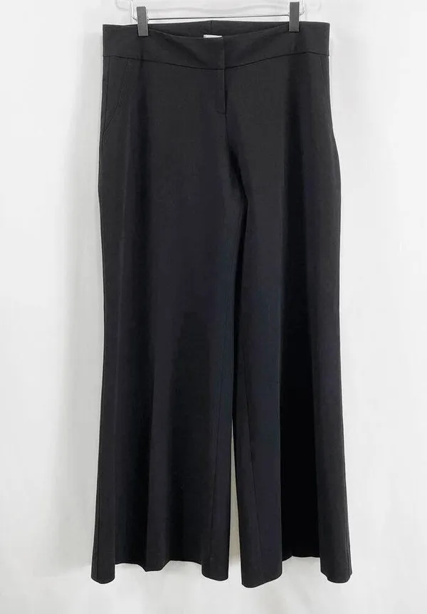 CACHE Vintage 90s Black Wide Leg Dress Pant Trouser Slacks - Image 8