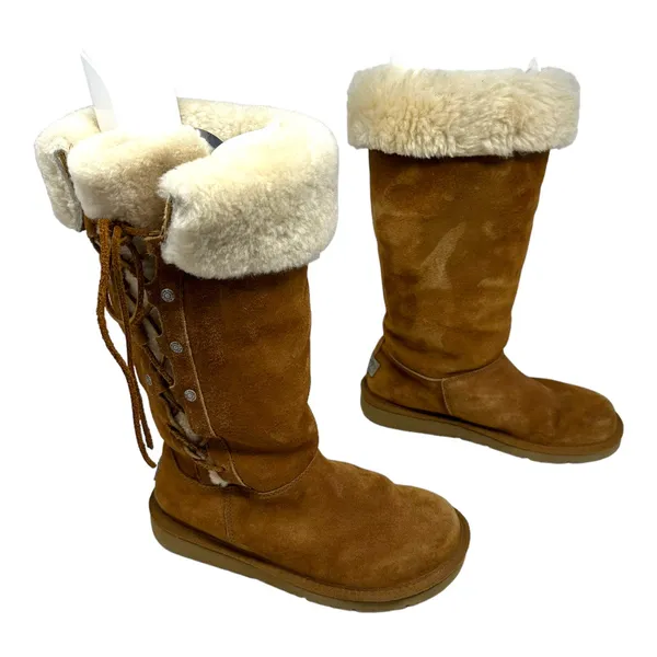 UGG Australia Sundance II Tall Shearling Boots Size 7 - Image 5