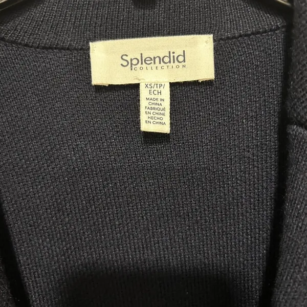 SPLENDID Estelle Coatigan Jacket Navy - Image 5