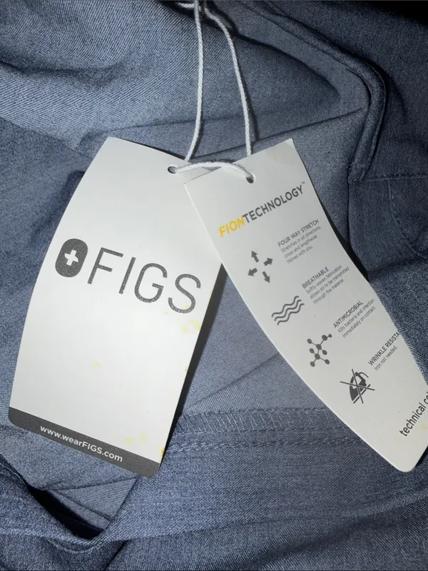 NWT Figs Casma Three Pocket Scrub Top Graphite Size XXL PO# 1327 - Image 11