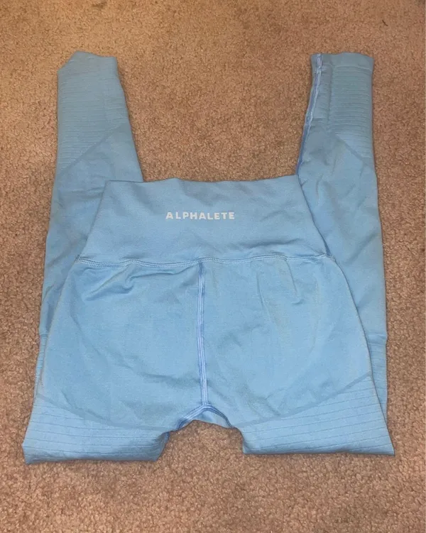 Alphalete Leggings Blue - Image 4