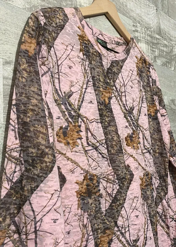 Wilderness Dreams Pink Camo Shirt LG - Image 3