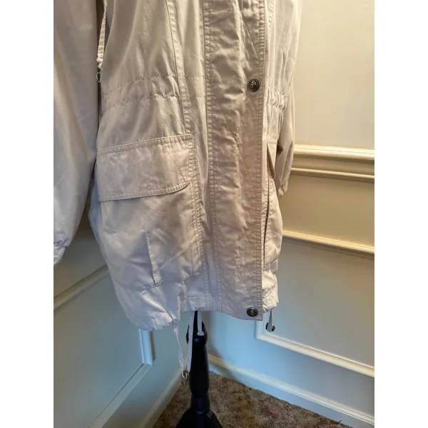 Vintage Mulberry Street Two-Tone Utility Jacket Ivory & Grey Gorpcore Coastal - Image 4