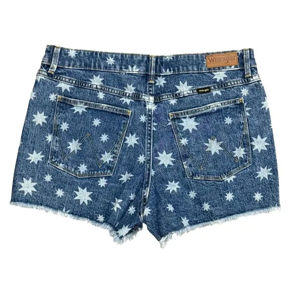 Wrangler Americana High Rise Vintage 3" Denim‎ Shorts Size 10 / 30 NEW - Image 5