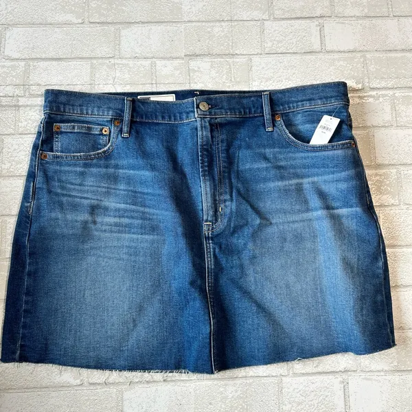 GAP Blue Denim Mini Skirt size 20 - Image 2