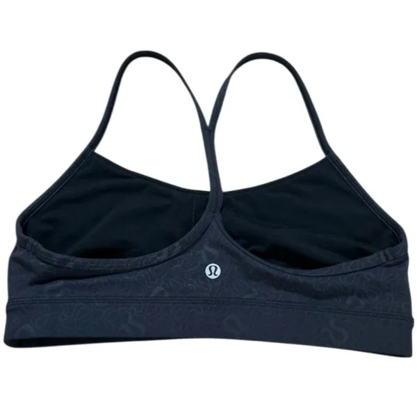 Lululemon Blue Seamless Sports Bra with Racerback - Image 2