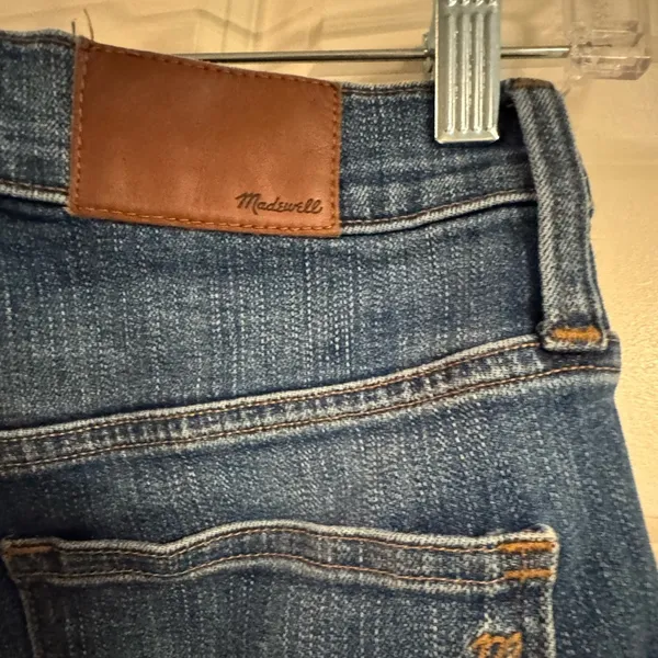 Madewell, size‎ 26, Slim Straight Jeans: Distressed Button-Front Edition - Image 10