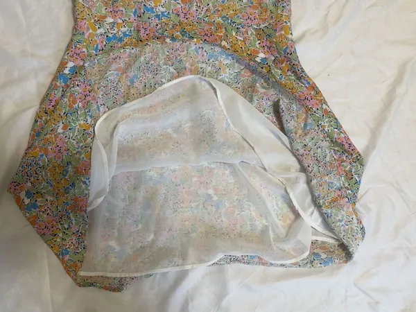 Zara Floral Ruffle Strap Dress - Pink, Blue, Green, Yellow - Image 5