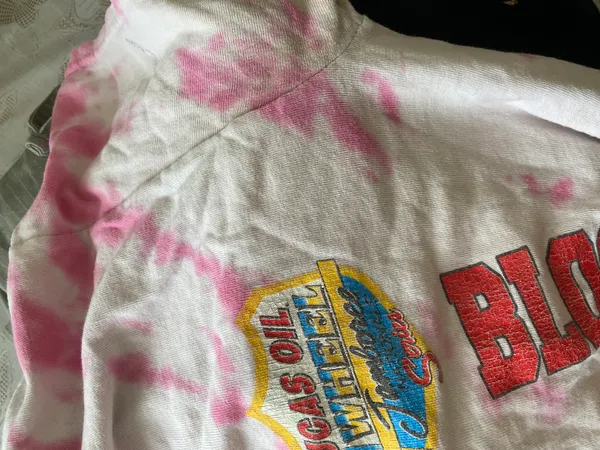 Gildan Pink Tie Dye Tee - Image 9