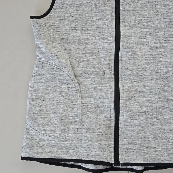 New Reversible Lululemon Insculpt Vest In Gray With Hood - Image 8