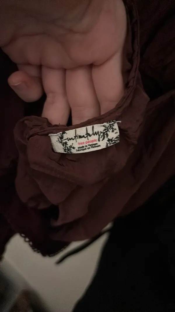 Free people maroon backless top  - Image 3