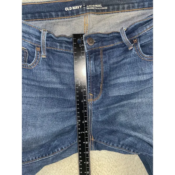 Old Navy Bootcut Jeans Women 10x31 Mid Rise Medium Wash Casual Preppy Chic‎ Boho - Image 4