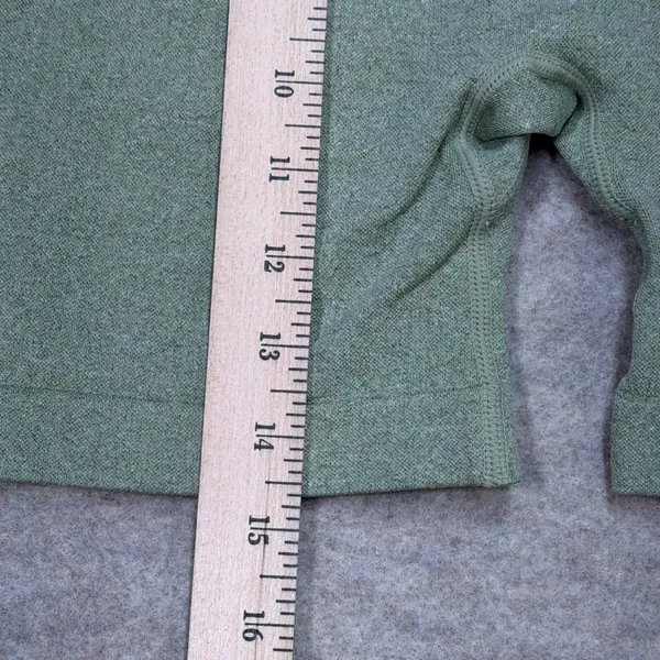 OQQ‎ Womens XL Sage Green Seamless High Waisted Ribbed Yoga Biker Shorts Gym - Image 5