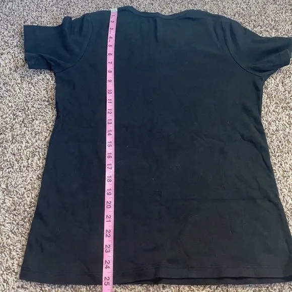 5/$30 🎈 Falls‎ creek women’s small v neck black t shirt - Image 6