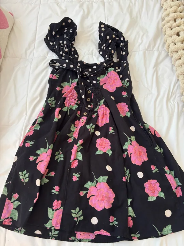 Mixed Print Bom Bom Mini dress free people - Image 3
