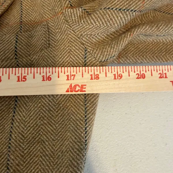 VTG The Limited Wool Blend Herringbone Tweed Blazer Career Academia‎ Size 6 - Image 8