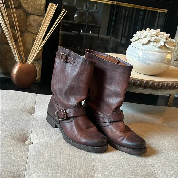 Frye Veronica Short Slouchy Boot (Women) Size 7.5 B 70547 RDD F973 F18- 278447 - Image 14