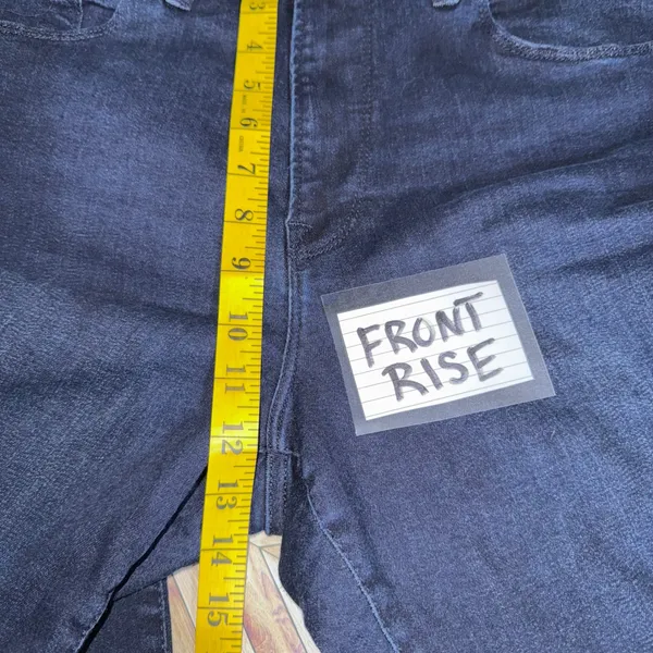 Good American Jeans Dark Wash Denim 15 Curvy‎ Fit Skinny Leg Scandi Girl Stretch - Image 6