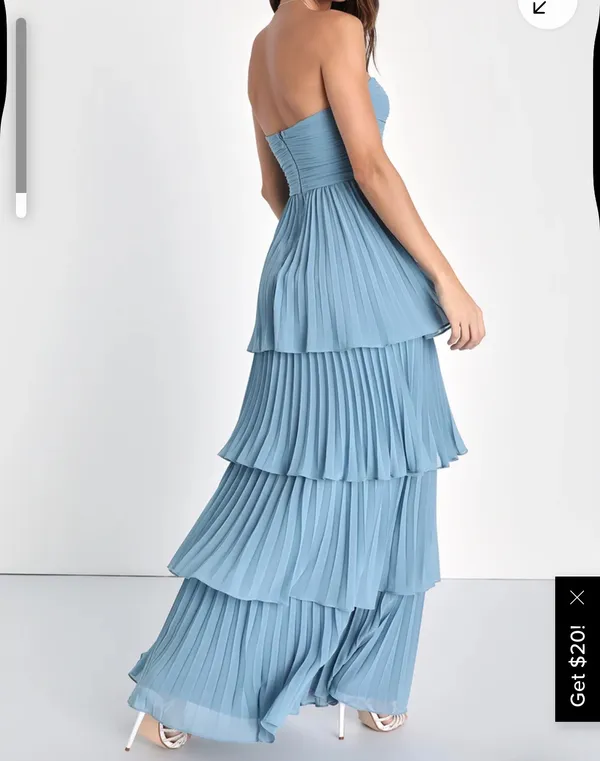 Lulus Blue Maxi Dress - Image 2
