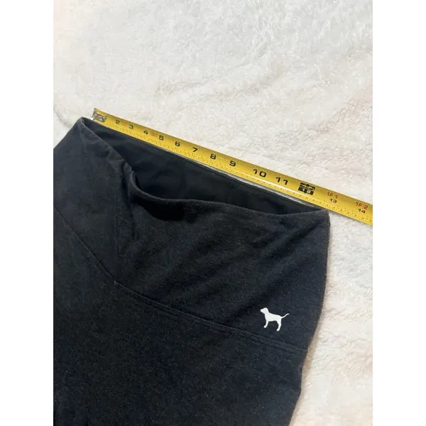 Victoria Secret Pink Yoga Strap Ankle Leggings Woman’s Grey Size Large - Image 4