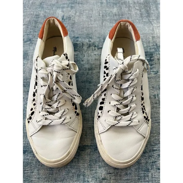 Madewell White Leather Sidewalk Low Top Crowdsourced Edition Womens 7 - Image 4