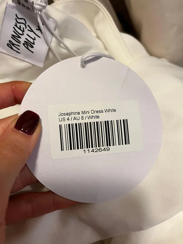 White Mini Dress - Image 7