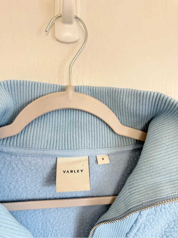 Varley Jaylin Half Zip Fleece in Glacier Blue - Image 3