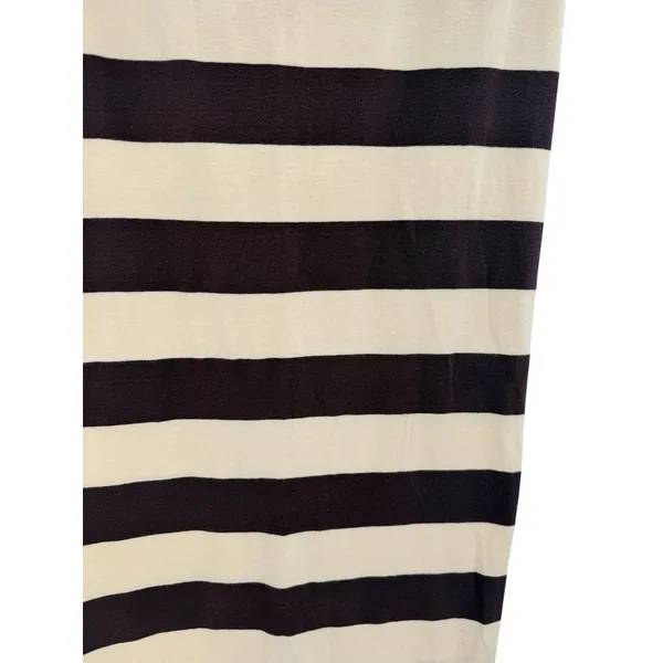 Free People Stripe Column Maxi Skirt Aubergine Oatmeal Stripe Knit Size Small‎ - Image 6