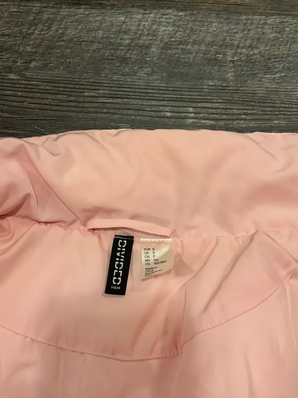 H&M Pink Puffer Vest - Image 3