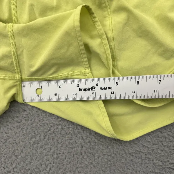Lululemon Hotty Hot Shorts Low Rise 4" Yellow Vibe Athletic Athleisure Women's 6 - Image 7