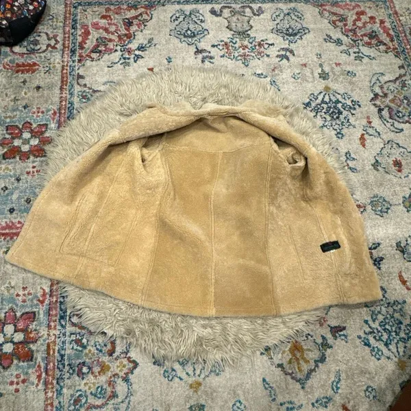 Vintage 1970s Abercrombie & Fitch Shearling Coat - Image 2