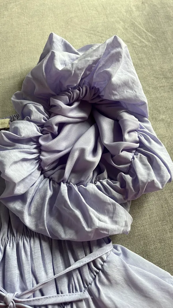 Alterd State Arabella Puff Dress Lavender - Image 4