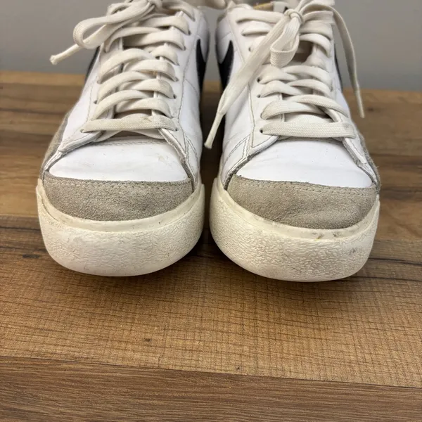 Nike Blazer Platform Sneakers Shoes White Black Women’s - Image 3