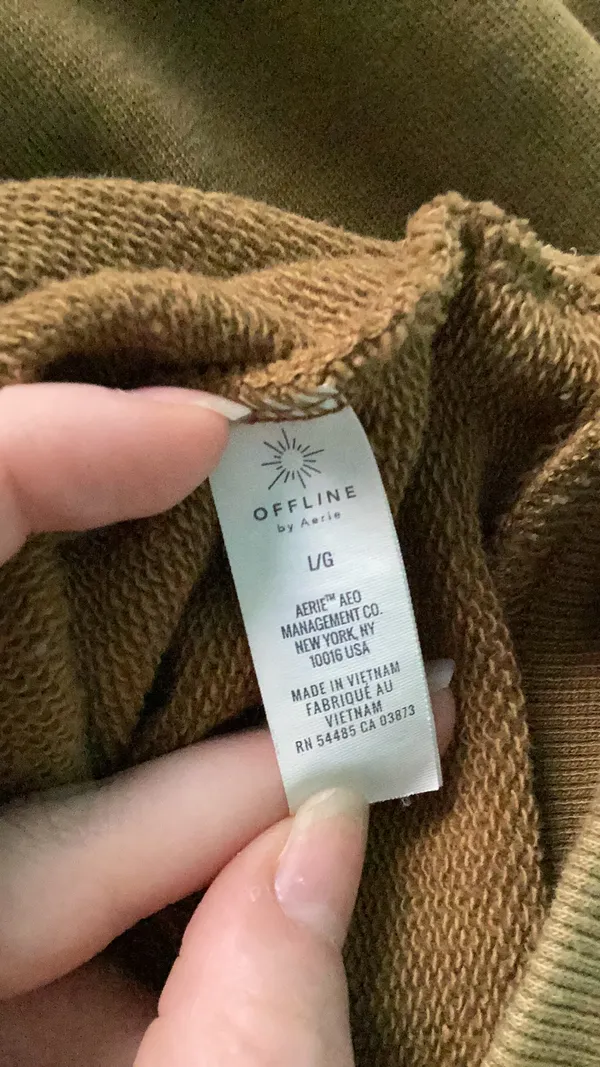 Brown Aerie Offline Hoodie Oversized - Image 6