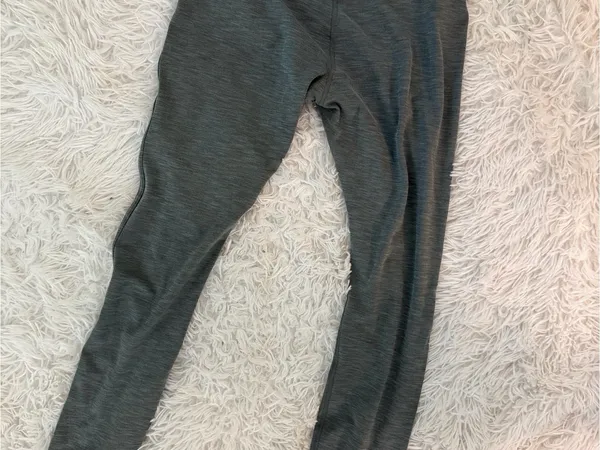 Athleta Gray Tall Leggings High Rise Stretch Yoga Workout Pants M - Image 4